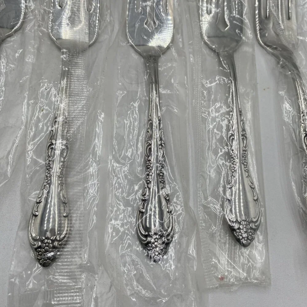 Oneida Stainless Steel Flatware Bourbon 6 Forks 6